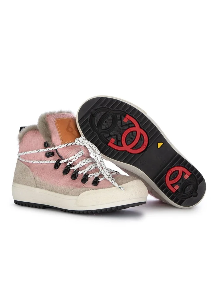 scarponcini donna bng real shoes la yeti cipria rosa