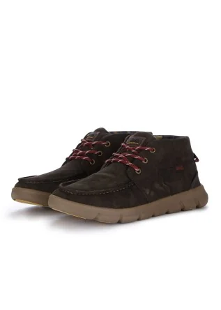 mens lace up shoes tabasco moc brown burgundy