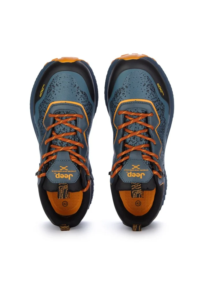 mens sneakers jeep tracked wp blue orange