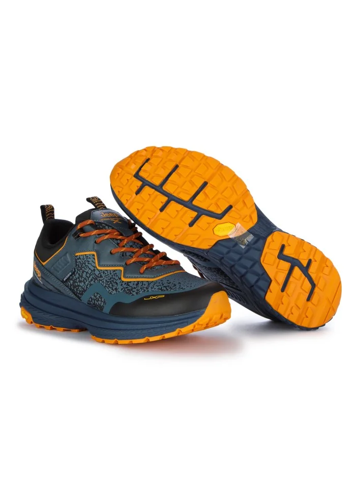 mens sneakers jeep tracked wp blue orange