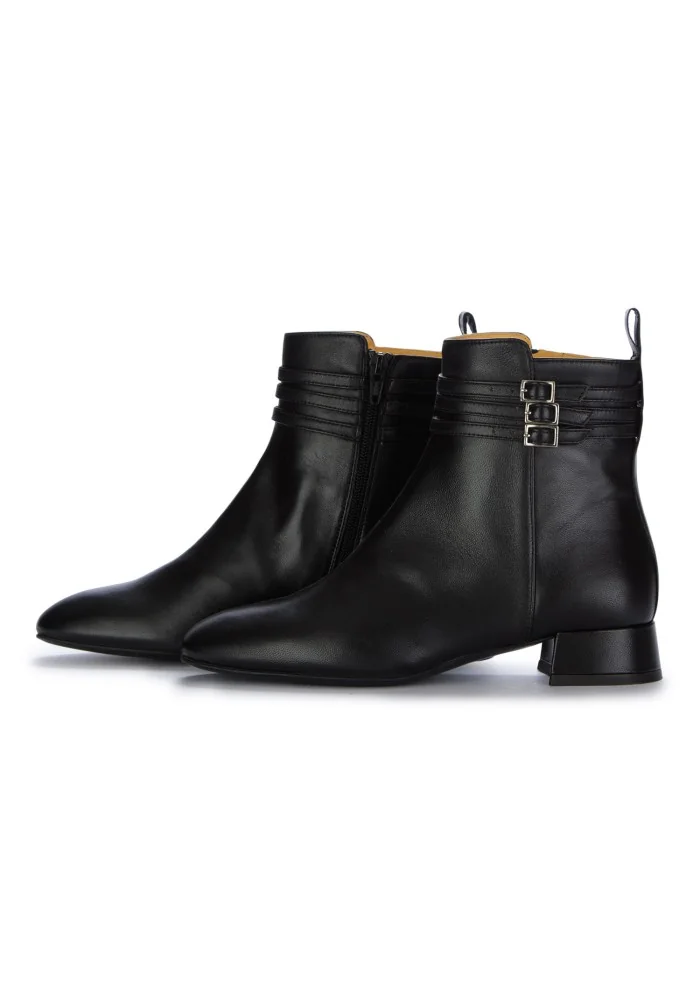 womens ankle boots noa straps nappa black