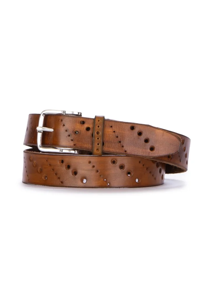 mens belt artigianato italiano toscanina brown