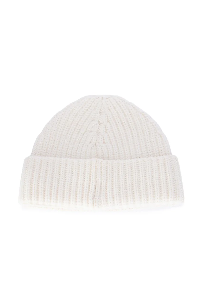 mens knit beanie dondup cream white