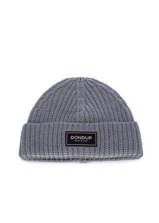 mens knit beanie dondup grey