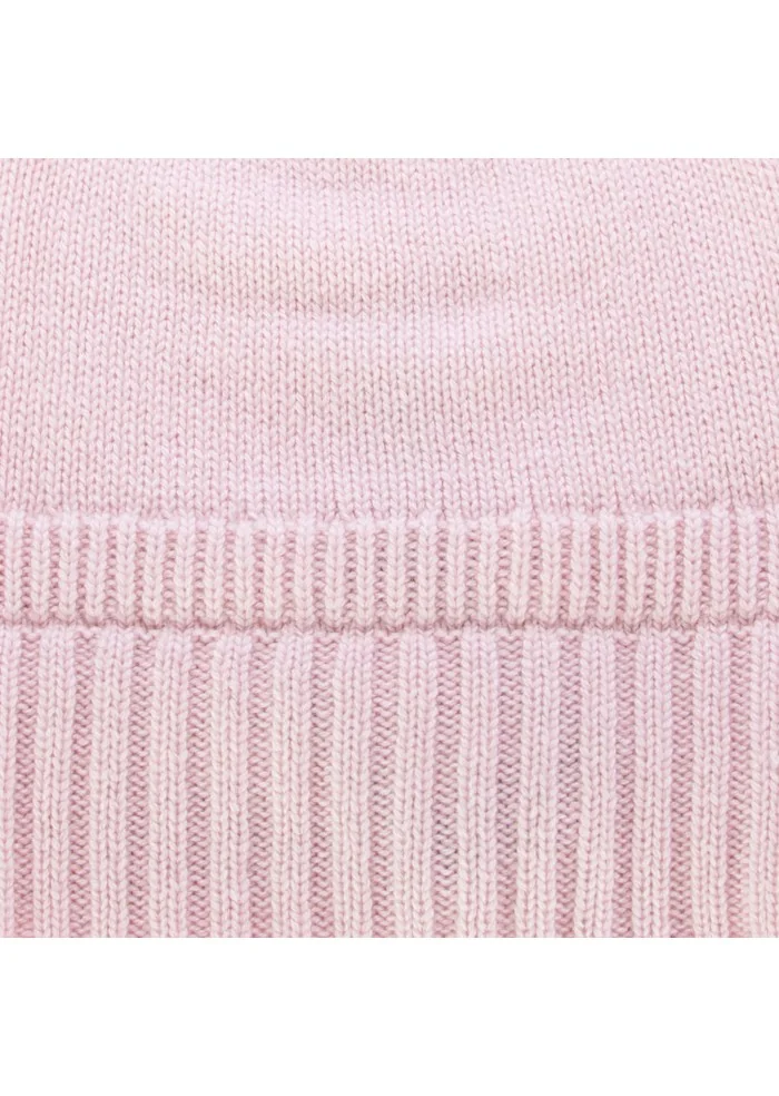 unisex beanie riviera cashmere cupola rasata pink