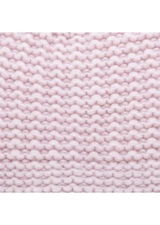 RIVIERA CASHMERE | BEANIE CORN STITCH PINK