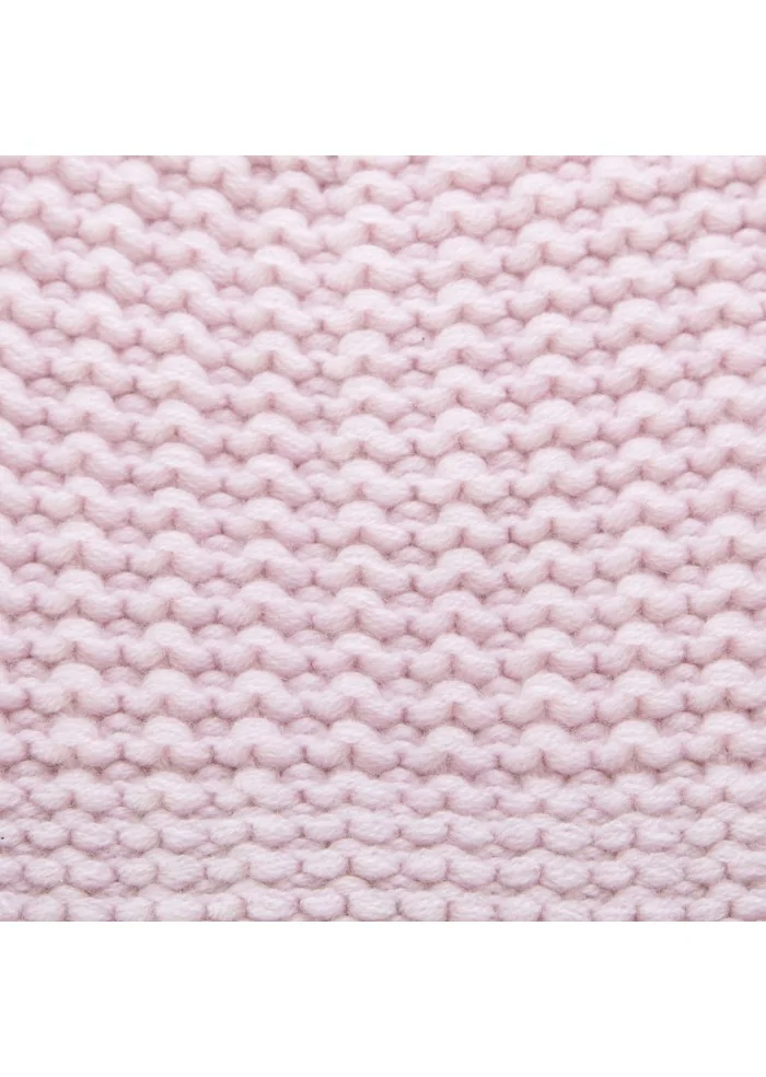 womens beanie riviera cashmere corn stitch pink