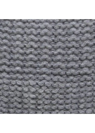 RIVIERA CASHMERE | BEANIE CORN STITCH LIGHT GREY