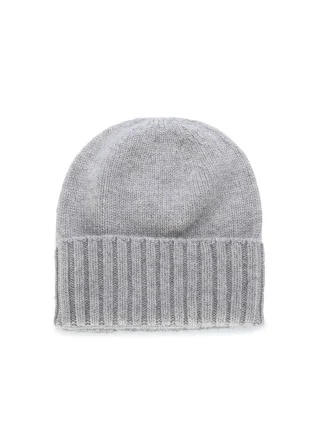 berretto unisex riviera cashmere cupola rasata grigio