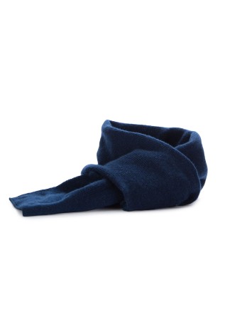 unisex schalkragen riviera cashmere blau