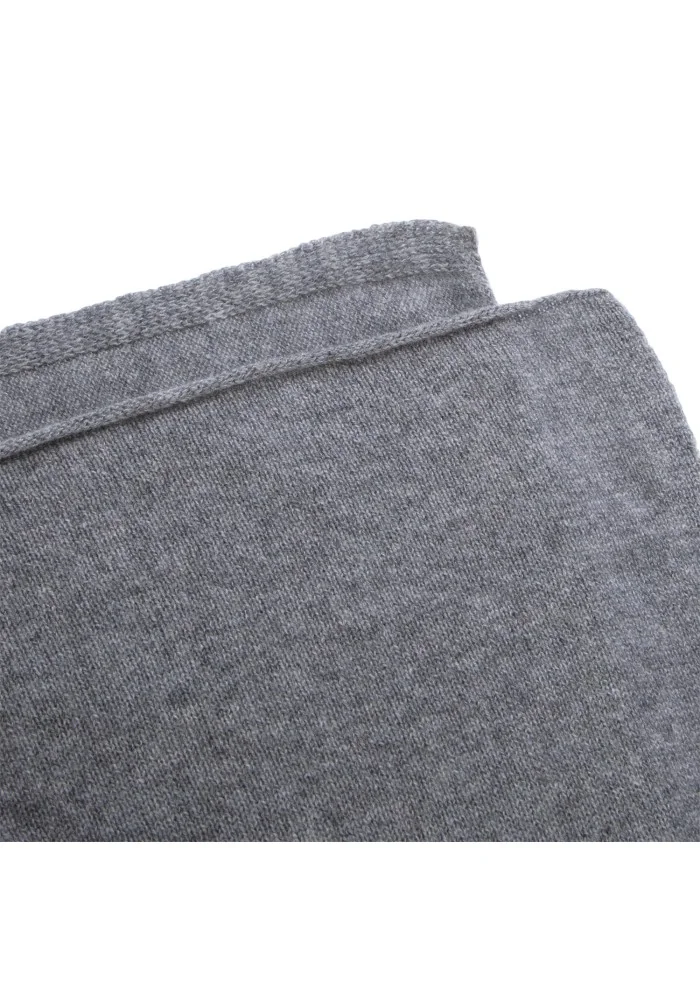 sciarpa riviera cashmere rasata grigio