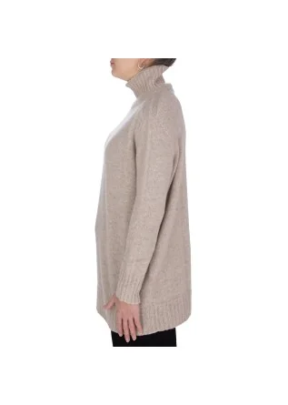 RIVIERA CASHMERE | ROLLKRAGENPULLOVER OVER GARZATO BEIGE