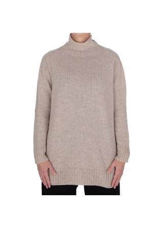 damen rollkragenpullover riviera cashmere over garzato beige