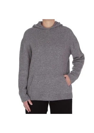 RIVIERA CASHMERE | HOODIE POCKETS GREY