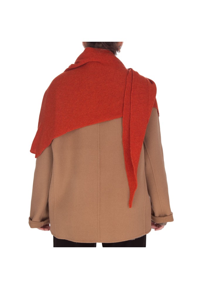 womens kefia riviera cashmere smooth knit light orange