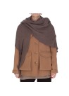 RIVIERA CASHMERE | KEFIA SMOOTH KNIT LIGHT DARK BROWN