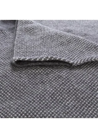 RIVIERA CASHMERE | SCALDACOLLO VIRGOLA GRIGIO BIANCO PANNA