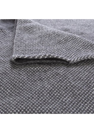 RIVIERA CASHMERE | SCHALKRAGEN VIRGOLA GRAU CREMEWEISS