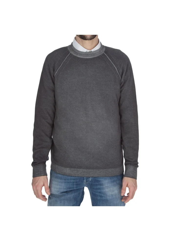 mens sweater daniele fiesoli wool cashmere grau