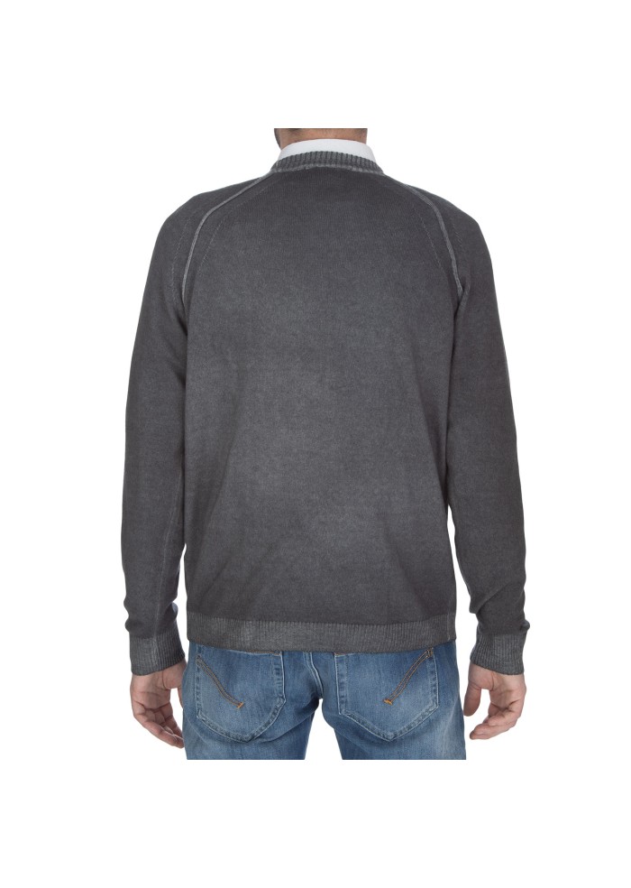 mens sweater daniele fiesoli wool cashmere grau