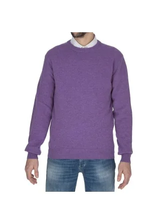 WOOL & CO | MAGLIONE GIROCOLLO VIOLA