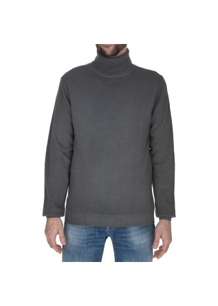 mens sweater wool and co turtleneck wool grey