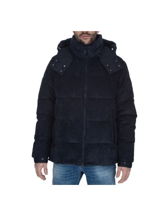 herren daunenjacke save the duck vely19 albus dunkelblau