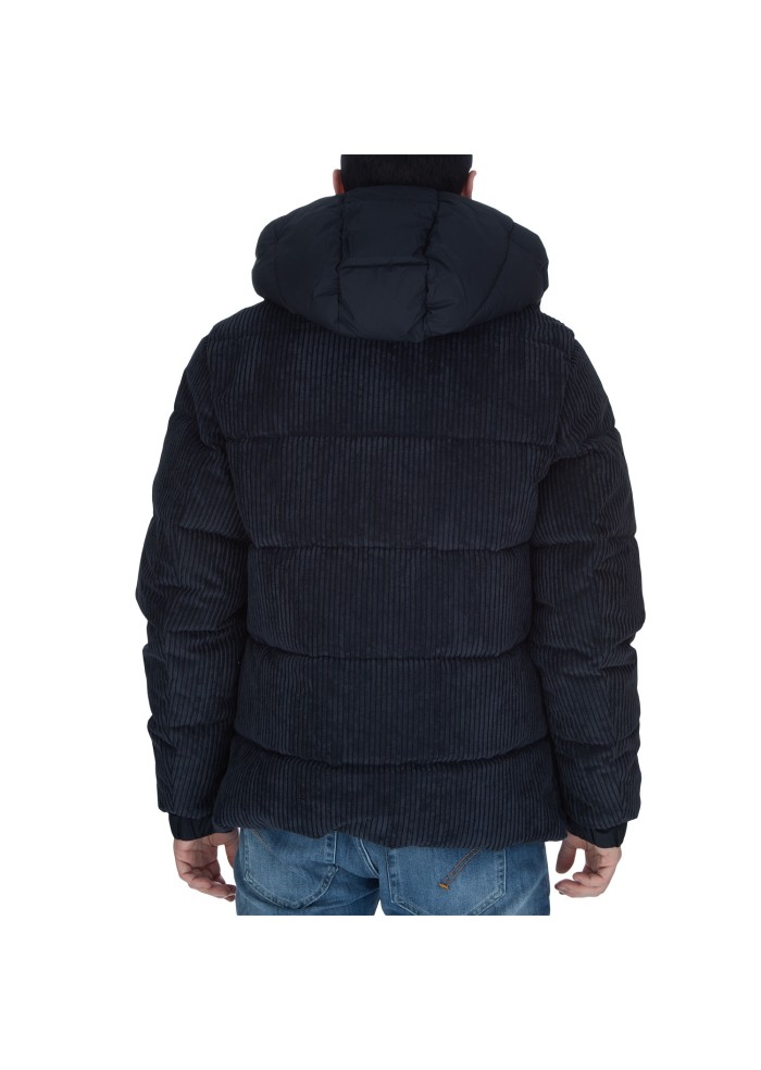 mens down jacket save the duck vely19 albus dark blue