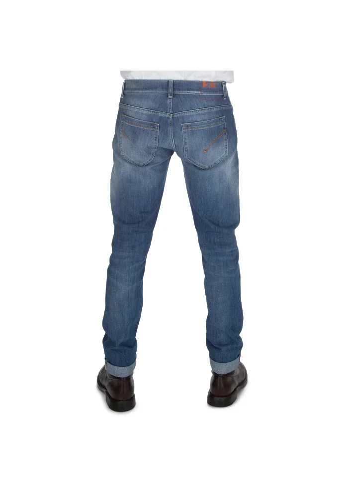 herren jeans dondup george skinny it gewaschenes blau