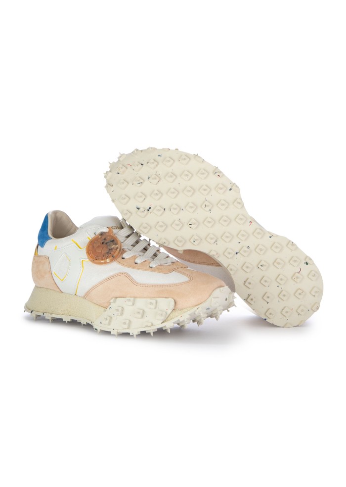 damen sneaker barracuda impact beige weiss blau