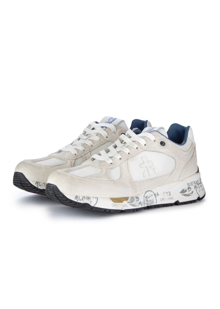 herren sneakers premiata mase weiss