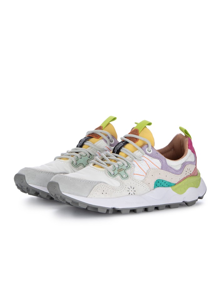 damen sneaker flower mountain yamano 3 weiss mehrfarbig