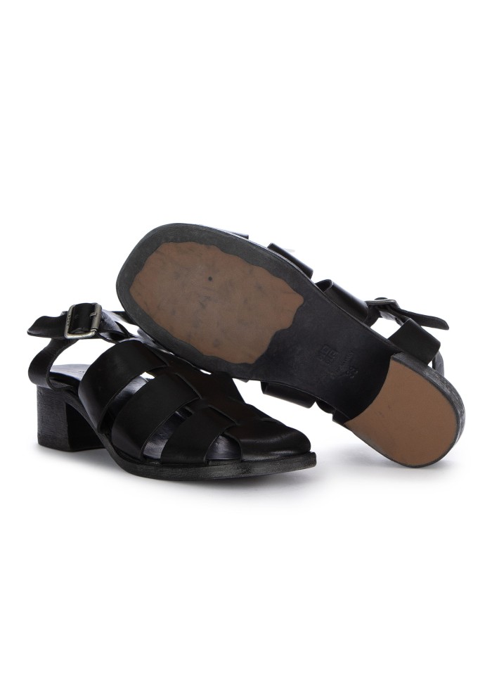 damen sandalen mit absatz moma peco pecos oil schwarz