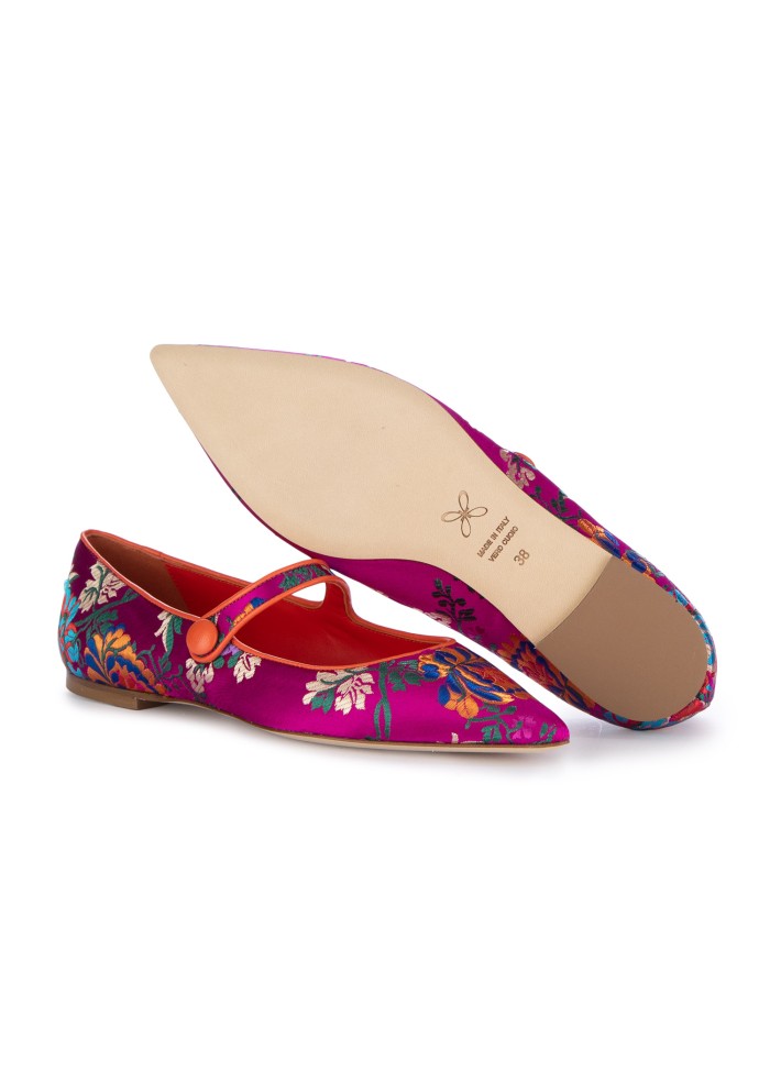 damen mary jane ballerinas prosperine geisha fuchsie orange