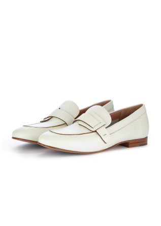 womens loafers mara bini pat cloud cream white