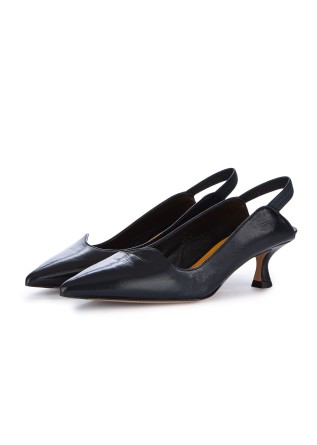 decollete slingback donna mara bini naomi seta blu