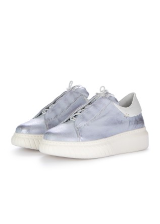 damen sneaker andia fora libi cut brushed metallisches lila