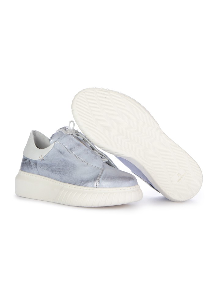 damen sneaker andia fora libi cut brushed metallisches lila