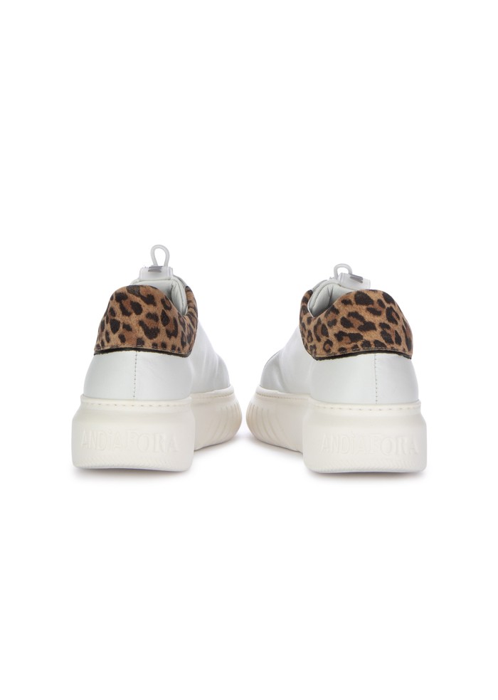 damen sneaker andia fora libi leo dreamer weiss leopardenmuster