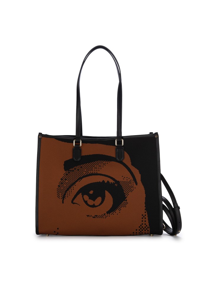 womens shopper bag my best bag atena oniric view brown