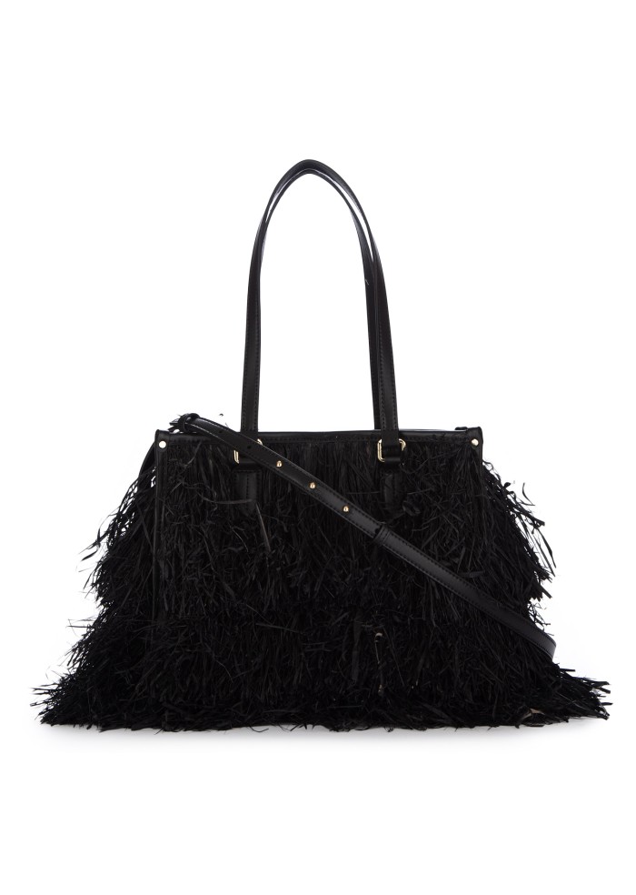 damen schultertasche my best bag atena bali schwarz