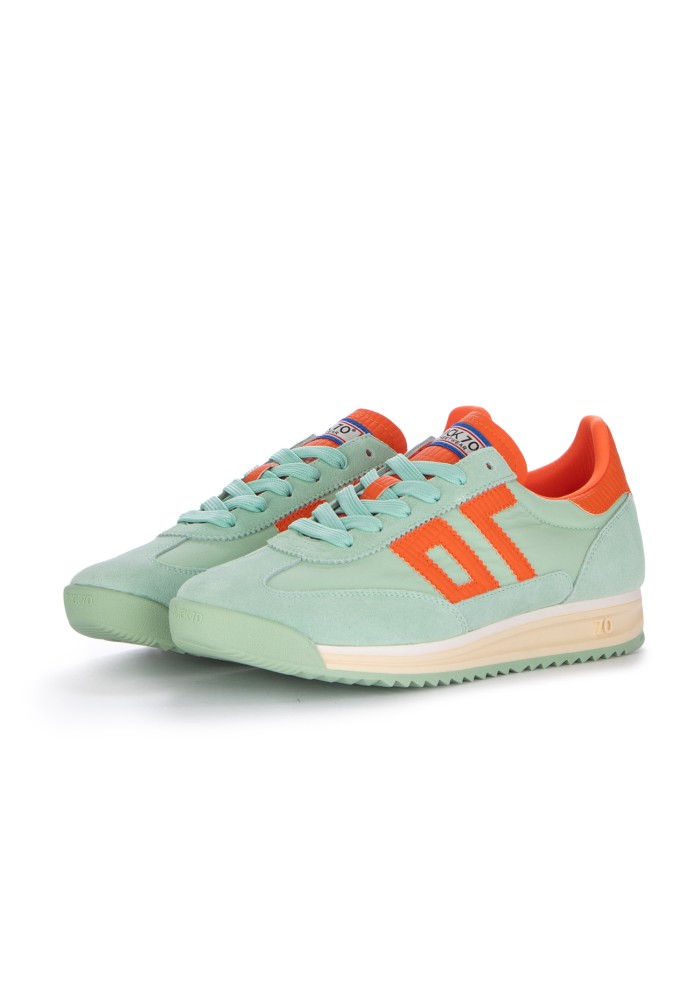 sneakers donna back 70 barkley jogger verde menta arancione