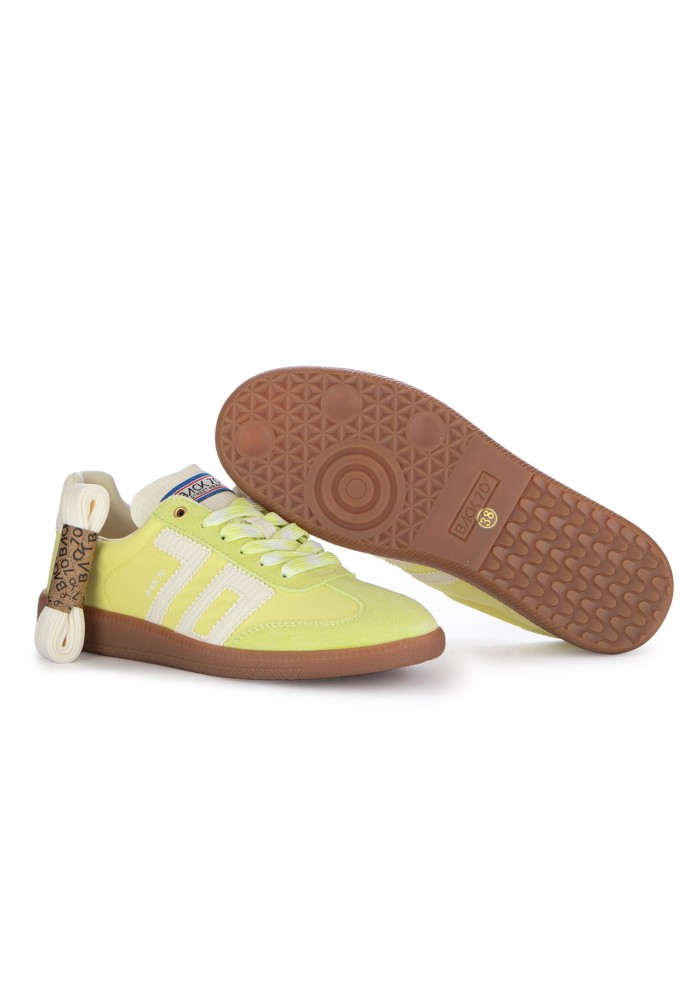 damen sneaker back 70 ghost nylon fluo gelb