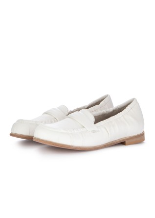 womens loafers patrizia bonfanti hisa allume cream white