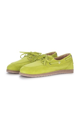 womens loafers lara manni crosta acid green