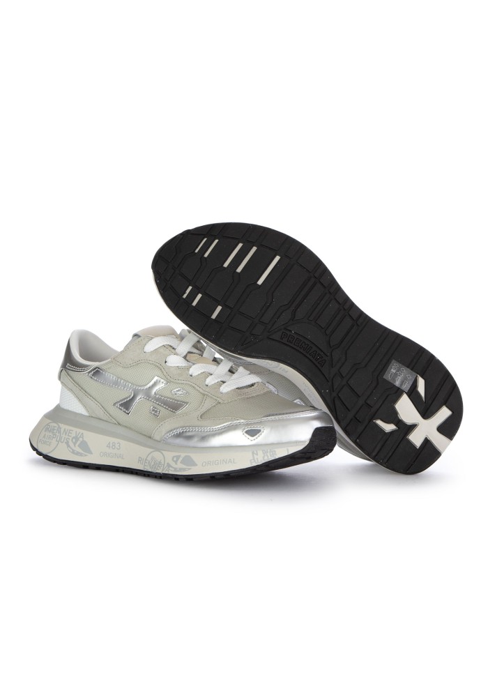 womens sneakers premiata lauryn silver