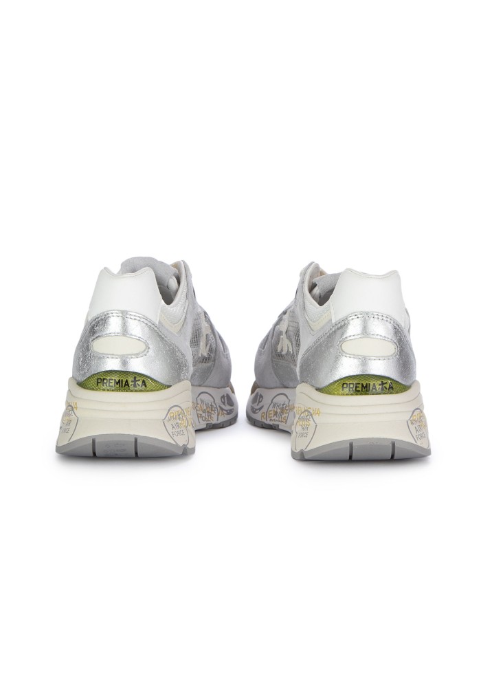 womens sneakers premiata mased grey silver