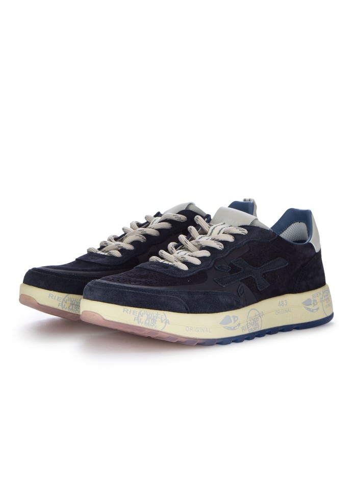 herren sneaker premiata nous dunkelblau