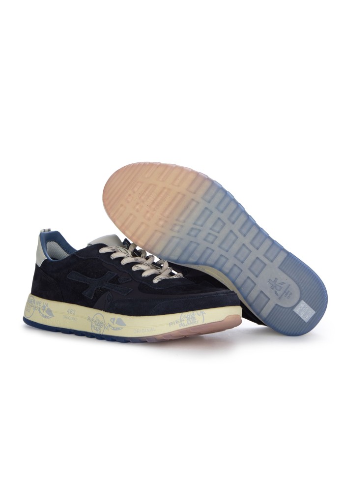 herren sneaker premiata nous dunkelblau