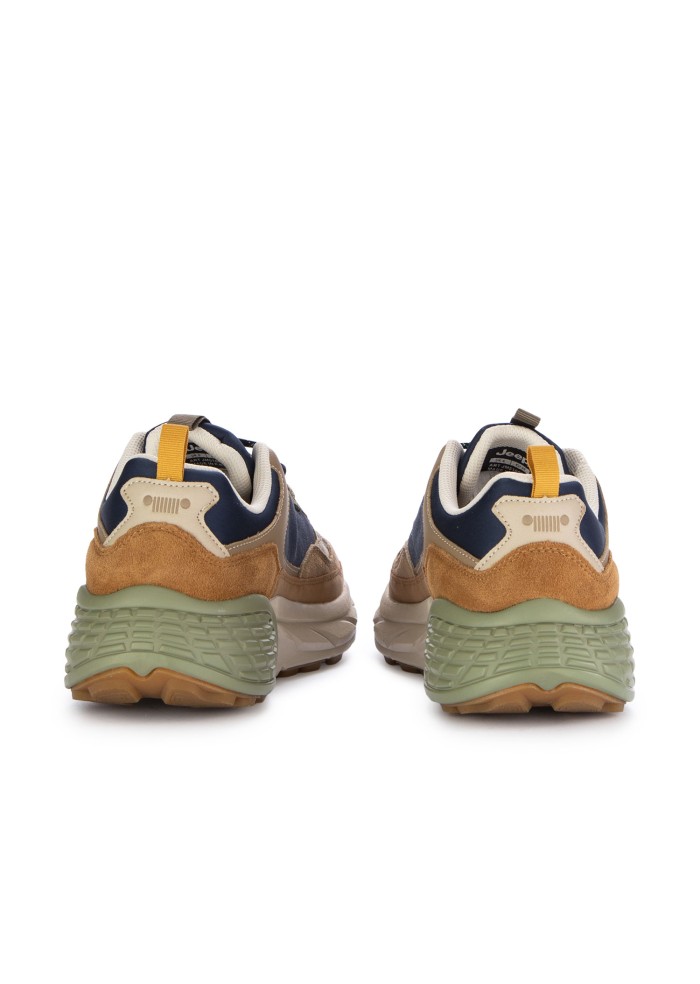 sneakers uomo jeep groove blu beige